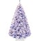 Best Choice Products Artificial Flocked Christmas Tree, Pre-Lit Holiday Décor w/ Twinkle Lights - 6ft